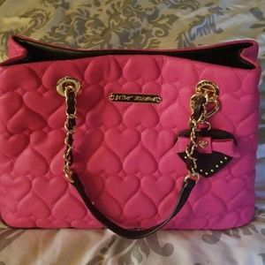 Pink Betsey Johnson bag